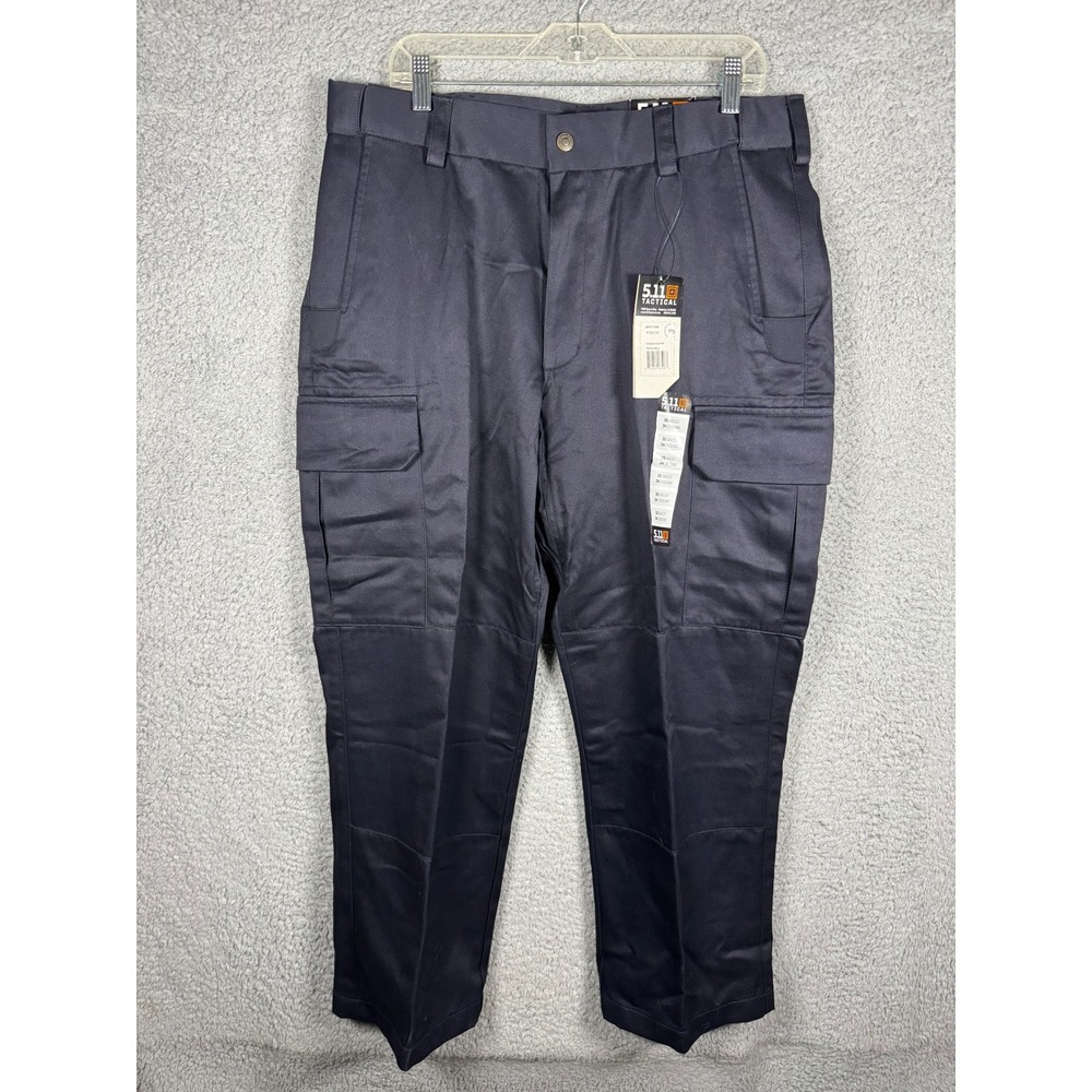 5.11 Tactical Mens Company Cargo Pants 74399 Fire Navy Blue 36x34 Cotton NWT